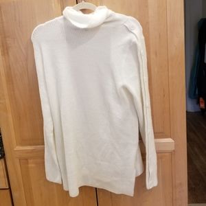 Halogen Button sleeve turtleneck sweater SZ S NWT